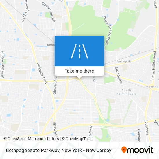 Bethpage State Parkway map