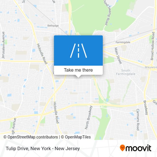 Tulip Drive map