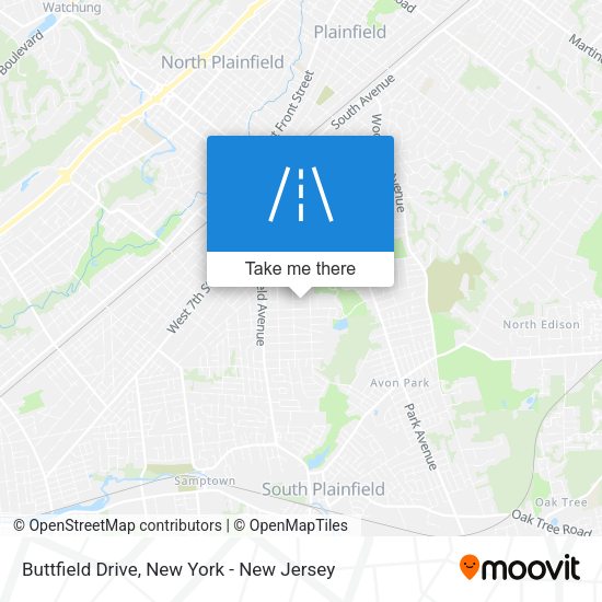 Buttfield Drive map