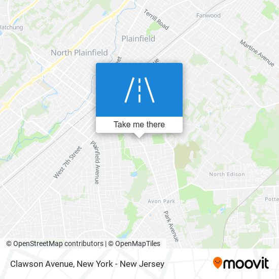 Clawson Avenue map