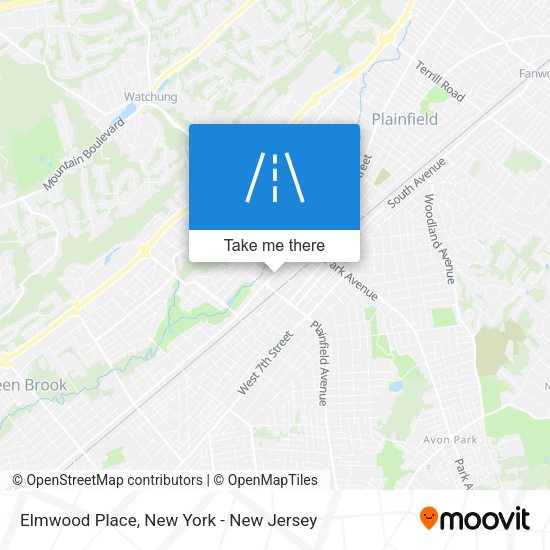 Mapa de Elmwood Place