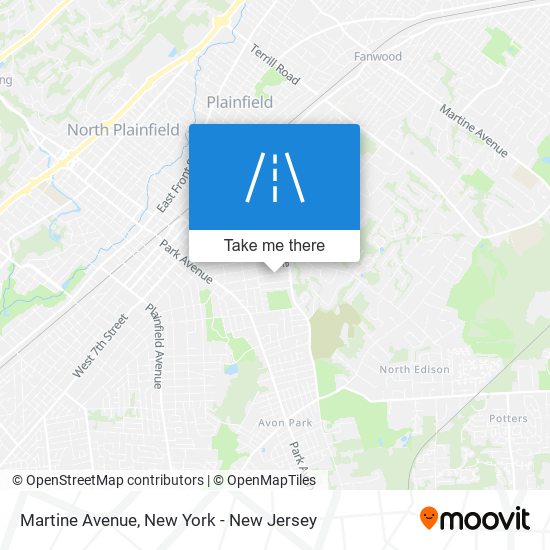 Martine Avenue map