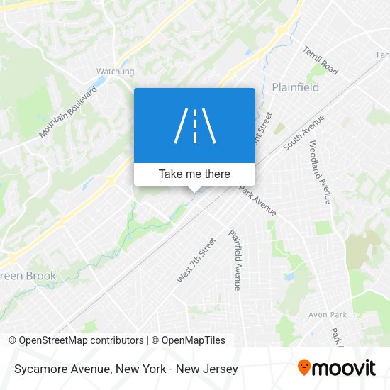 Mapa de Sycamore Avenue