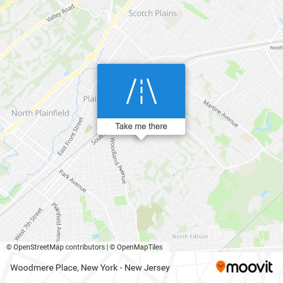 Mapa de Woodmere Place