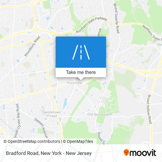 Bradford Road map