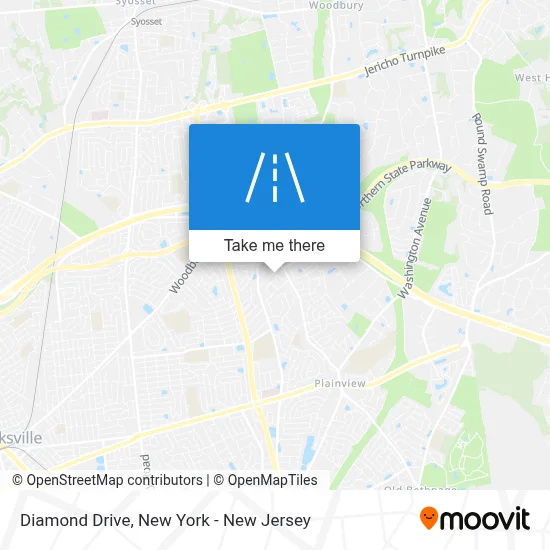 Diamond Drive map