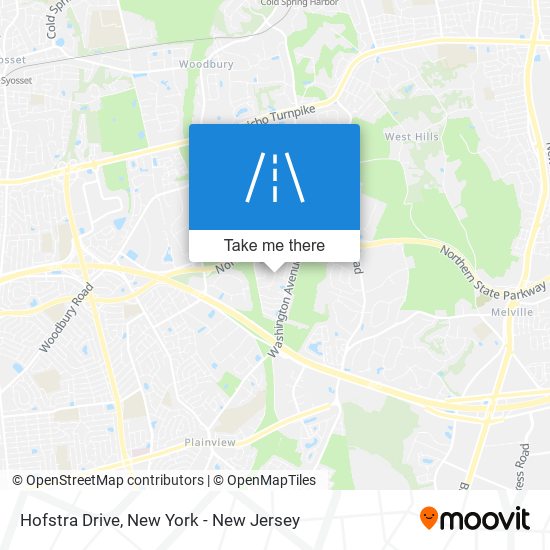 Hofstra Drive map