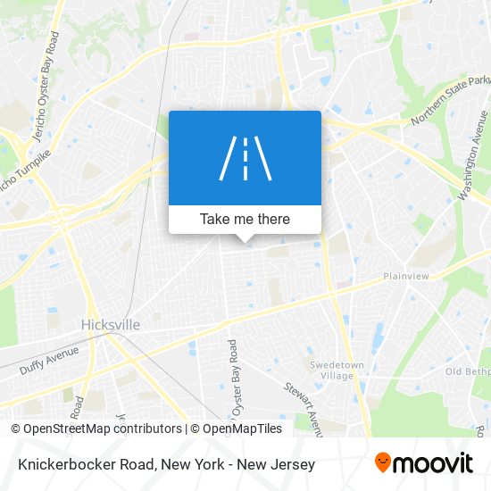 Mapa de Knickerbocker Road
