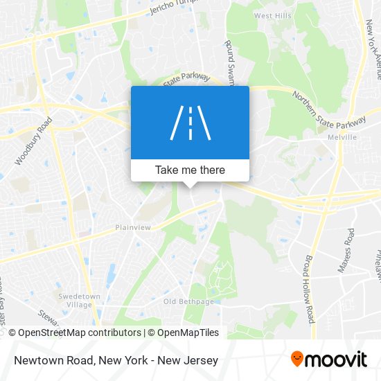 Newtown Road map