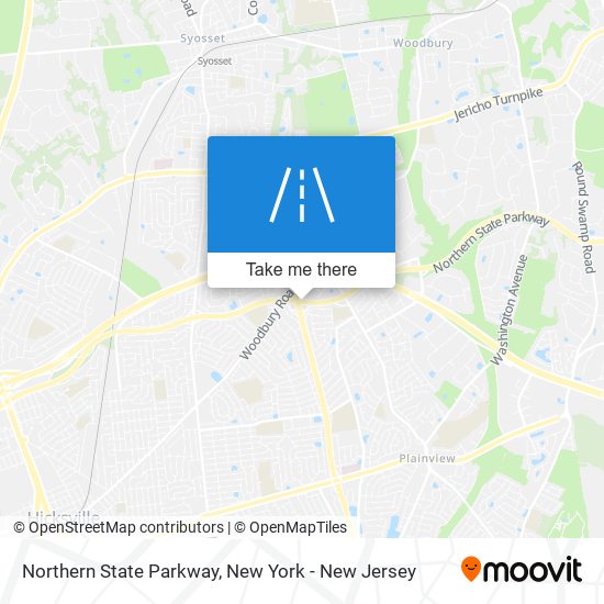 Northern State Parkway map