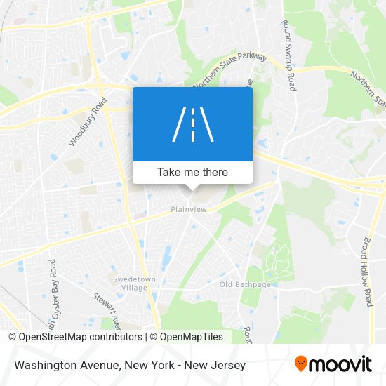 Mapa de Washington Avenue
