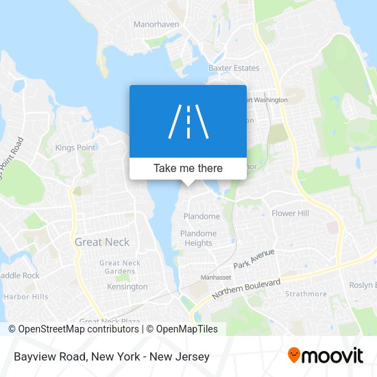 Bayview Road map