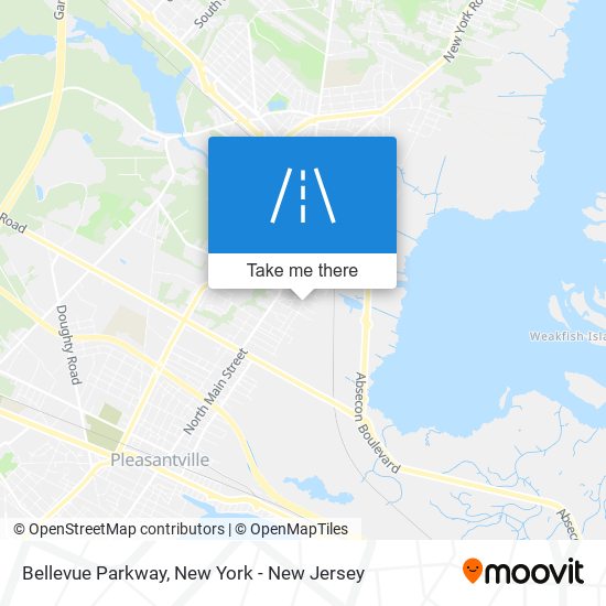 Mapa de Bellevue Parkway