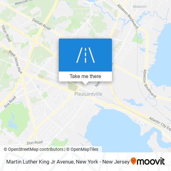 Mapa de Martin Luther King Jr Avenue