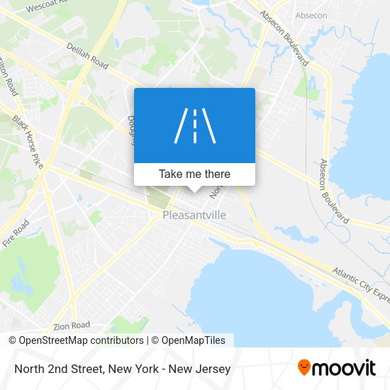 Mapa de North 2nd Street