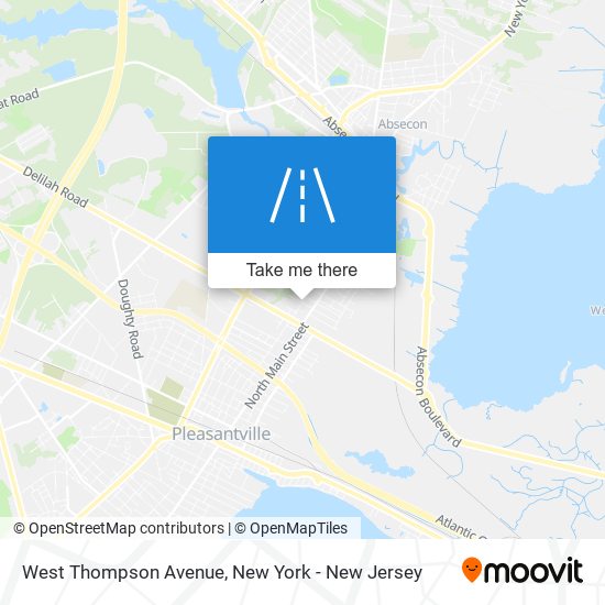 Mapa de West Thompson Avenue