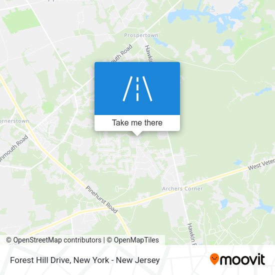 Mapa de Forest Hill Drive