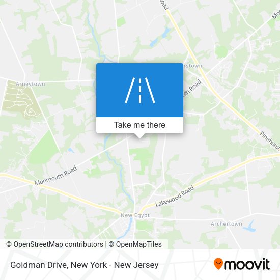 Mapa de Goldman Drive