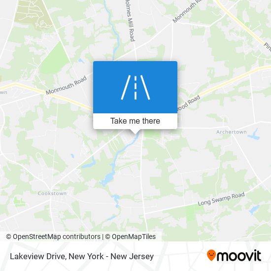 Lakeview Drive map