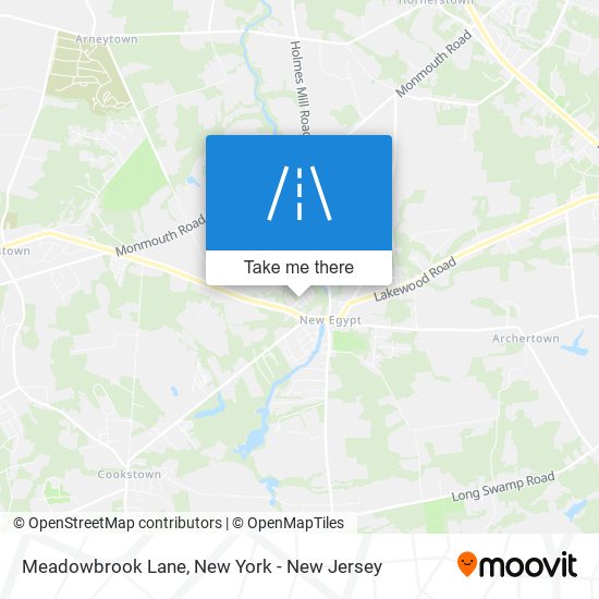 Meadowbrook Lane map