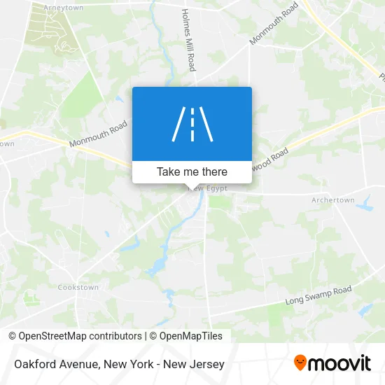 Mapa de Oakford Avenue