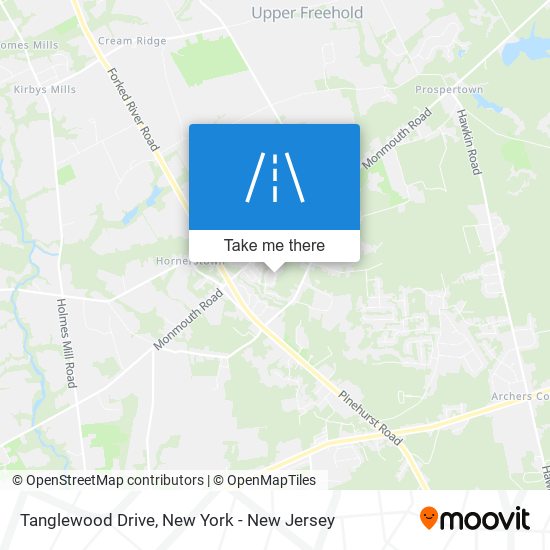 Tanglewood Drive map