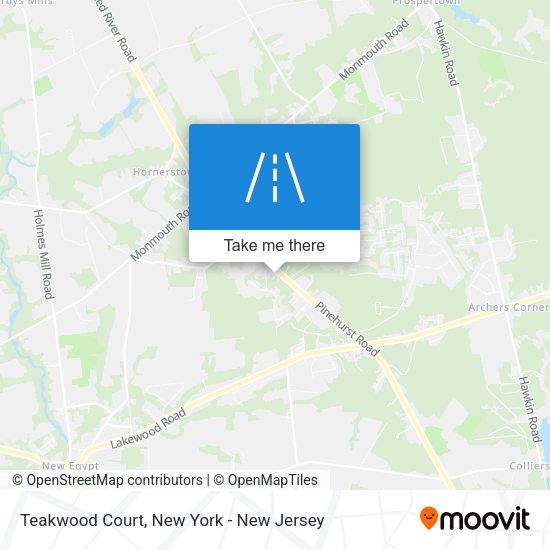 Mapa de Teakwood Court