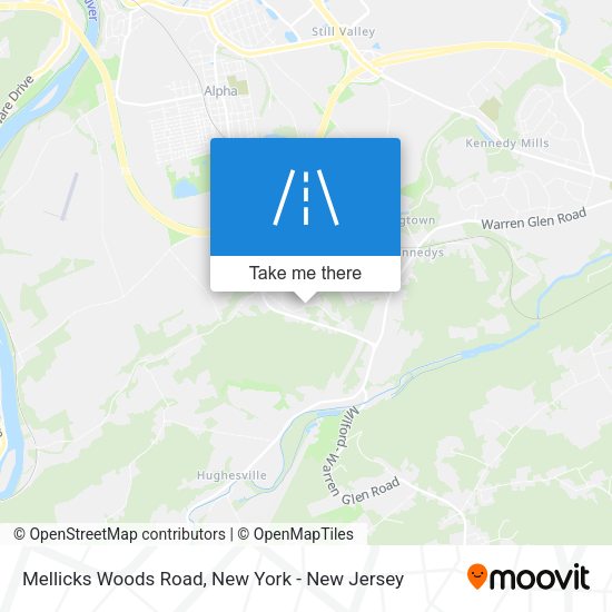 Mapa de Mellicks Woods Road