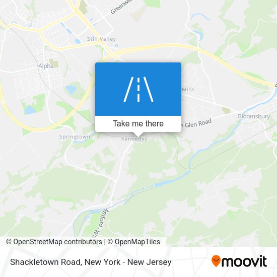 Mapa de Shackletown Road