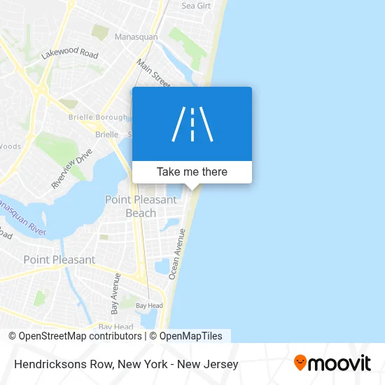 Hendricksons Row map