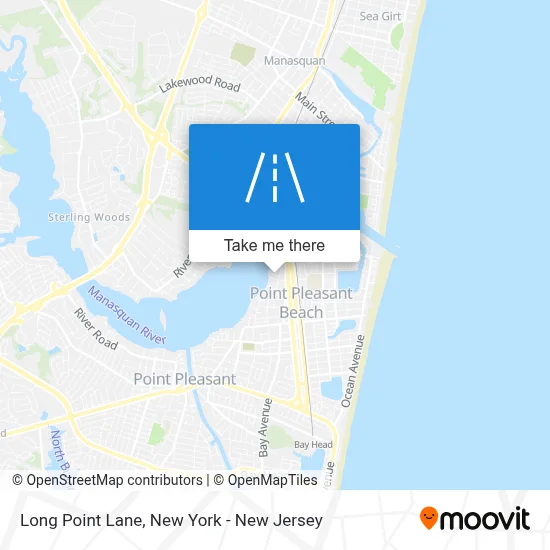 Long Point Lane map