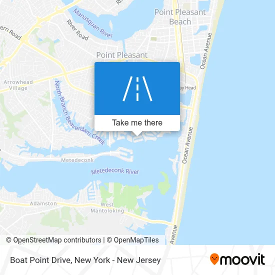 Boat Point Drive map