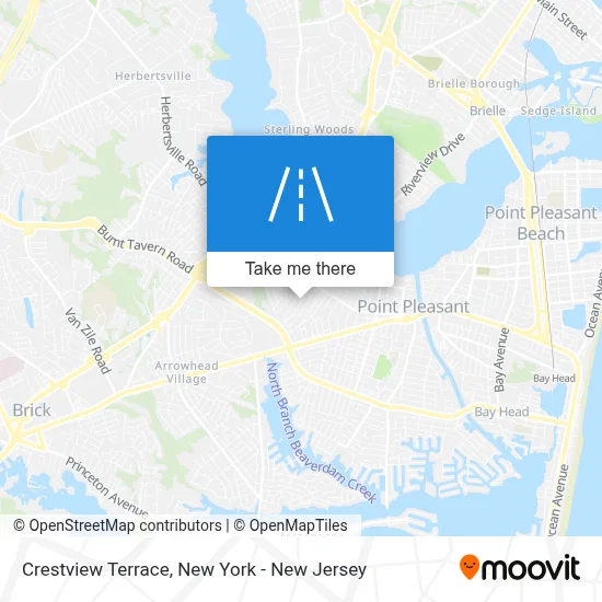 Crestview Terrace map