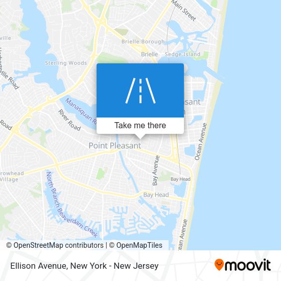 Mapa de Ellison Avenue