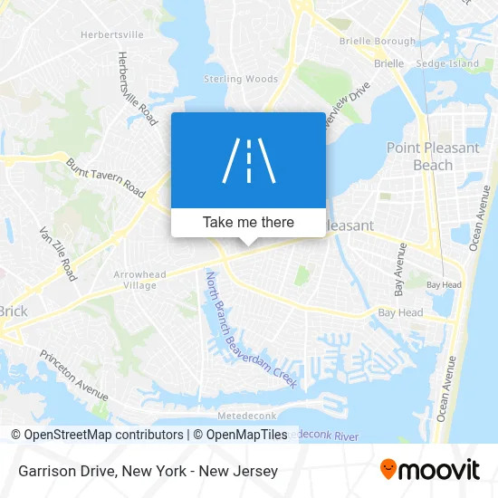 Garrison Drive map