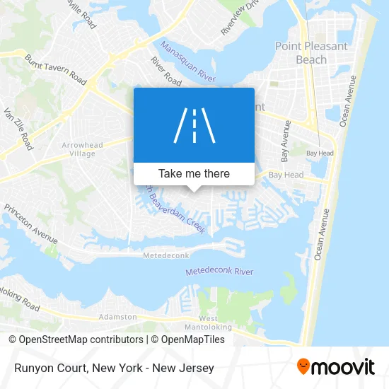 Runyon Court map