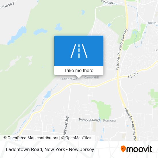 Mapa de Ladentown Road