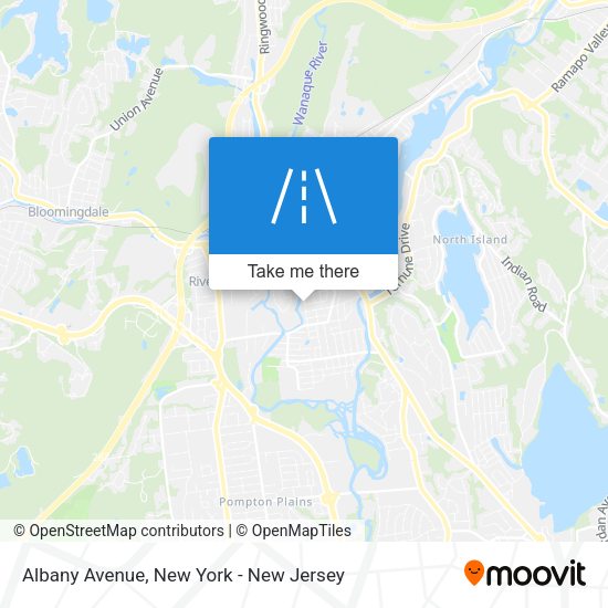 Mapa de Albany Avenue