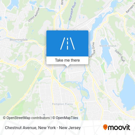 Mapa de Chestnut Avenue