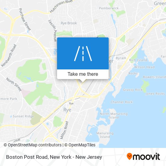 Mapa de Boston Post Road