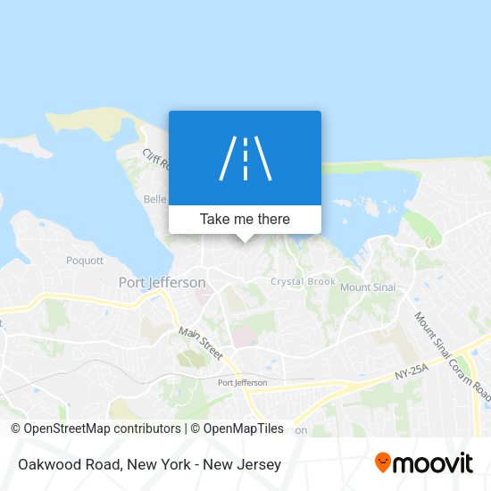 Mapa de Oakwood Road