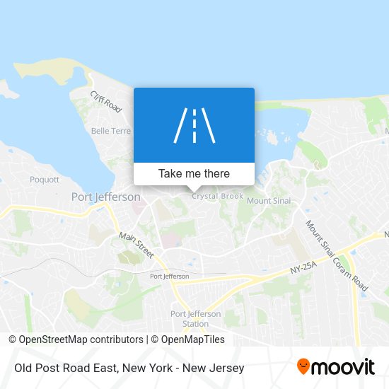 Mapa de Old Post Road East