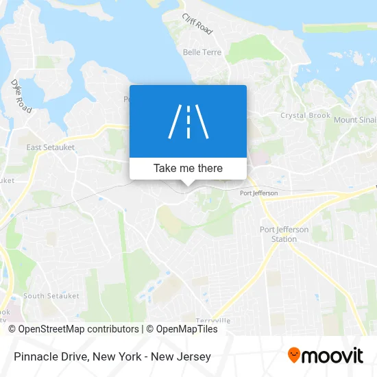 Pinnacle Drive map