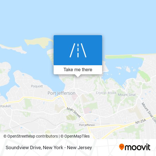 Soundview Drive map