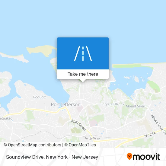 Soundview Drive map