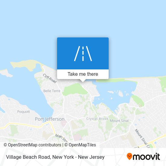 Village Beach Road map