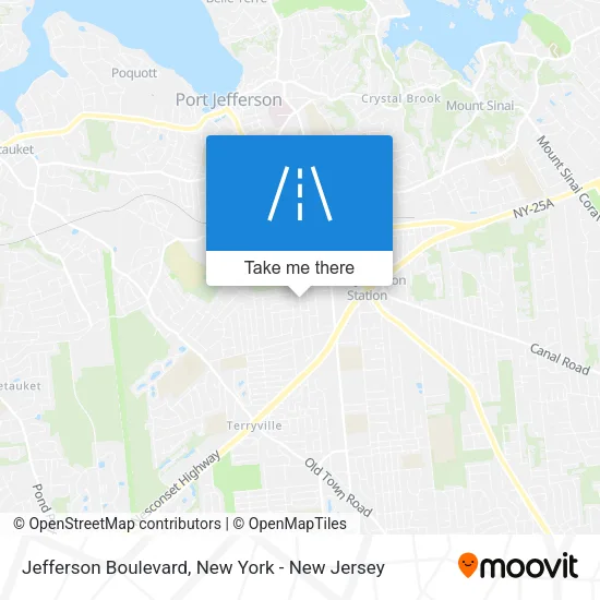 Jefferson Boulevard map