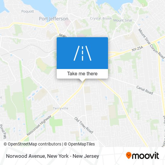 Mapa de Norwood Avenue