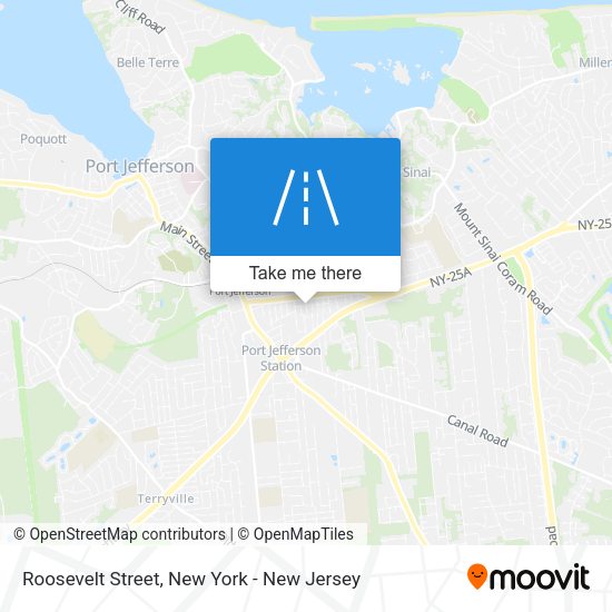 Mapa de Roosevelt Street