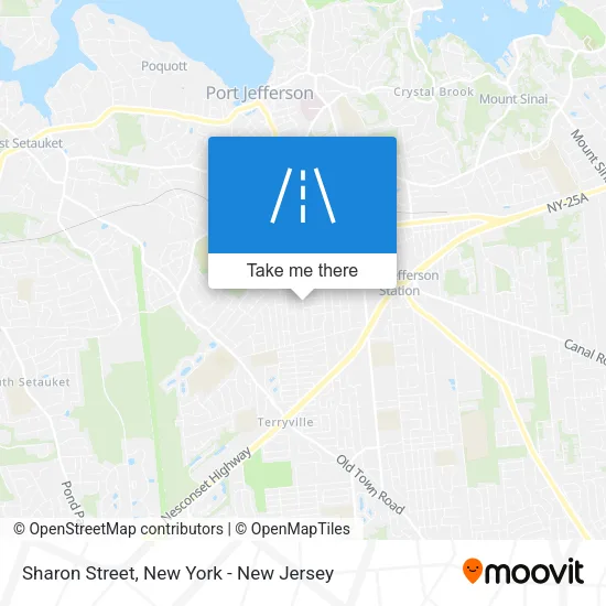 Sharon Street map